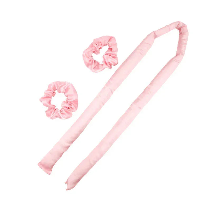 Headband Heatless Hair Curl Curling Ribbon Silk Hair Curlers