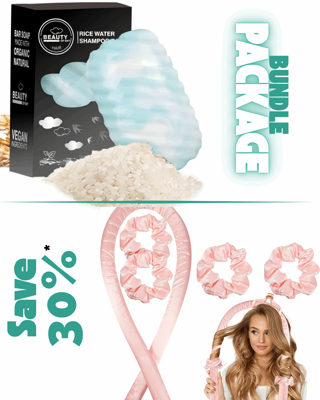 Strong, Shiny & Curly Hair Pack